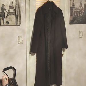 Women's long brown coat